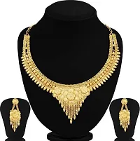 Stylish Alloy Gold Plated Gold Jewellery Set Pack Of 1-thumb3