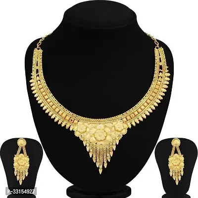 Stylish Alloy Gold Plated Gold Jewellery Set Pack Of 1-thumb4