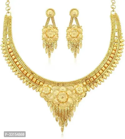 Jewellery Alloy Gold Plated Gold Jewellery Set Pack Of 1-thumb3