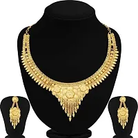 Alloy Gold Plated Gold Jewellery Set Pack Of 1-thumb3