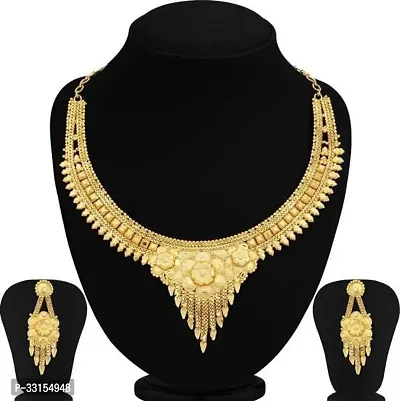 Alloy Gold Plated Gold Jewellery Set Pack Of 1-thumb4