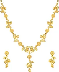 Jewellery Alloy Gold Plated Gold Jewellery Set Pack Of 1-thumb1