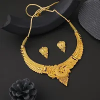 JEWELLERY Brass Alloy Gold plated Brass Gold Jewellery Set Pack of 1-thumb3