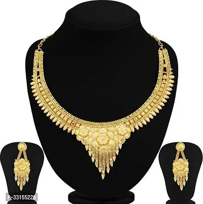 Jewellery Alloy Gold Plated Gold Jewellery Set Pack Of 1