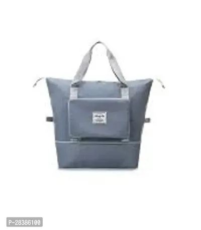 Stylish Grey Nylon Solid Handbags For Women-thumb0