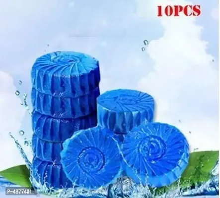 10 Pieces Toilet Cleaner-Toilet Cleaner Ball Powerful Automatic Flush Toilet Bowl Deodorizer For Bathroom-thumb0