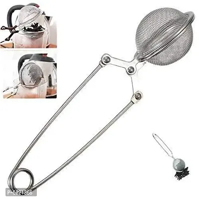 1 pcs Strainer-Stainless Steel Spoon Tea Leaves Herb Mesh Ball Infuser Filter Squeeze Strainers-thumb0