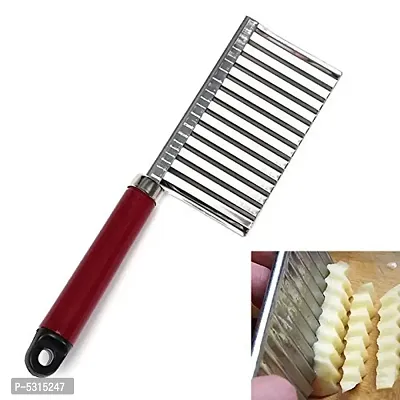 Pack of 1 ZIG ZAG Potato French Fry Cutter-thumb0