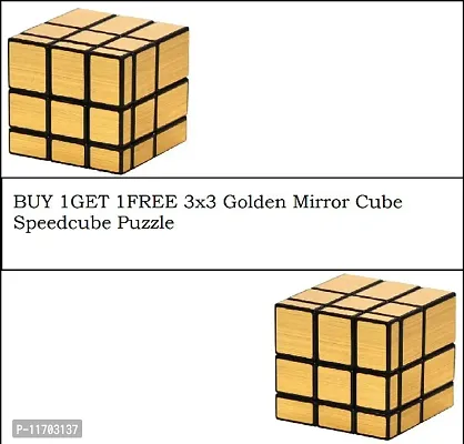 3x3 Golden Mirror Cube Speedcube Puzzle