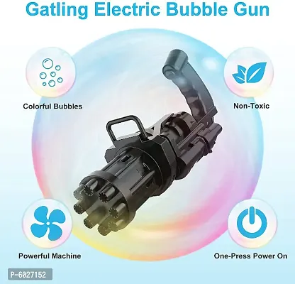 hent 1pcs Gatling Bubble Maker 8-Holes Automatic Electric Bubble-thumb2
