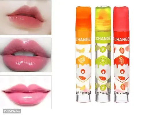 Lip Oil Colour Change- Lip Gloss 3 Flavoured-thumb2
