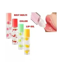 Moisturizing Color Changing Liquid Lipsticks Transparent Lip Oil | Lip Balm (Multi, 4)-thumb1