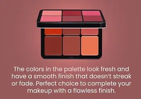Mini Blush Peltate Professional Make Up Blushing Contour and Highlight Blush Palette 12 Colors| Long Lasting, Lightweight Makeup Blusher for Face-thumb3
