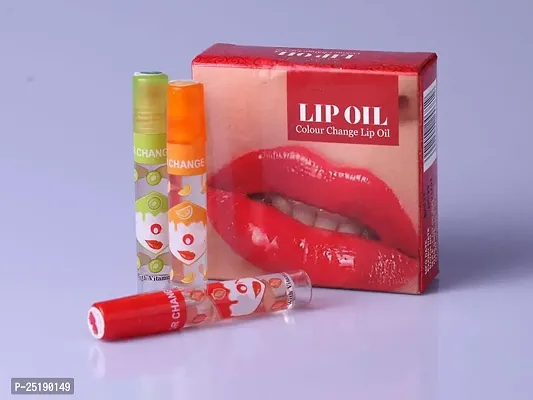 Lip Oil Colour Change- Lip Gloss 3 Flavoured-thumb3