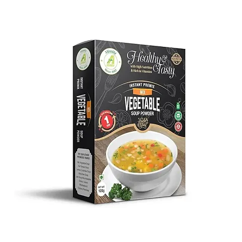 Minnitz Minnitz Fresh and Delicious Vegetable Veg Soup 120g 12 Servings in pack of 1