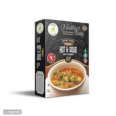 Minnitz Minnitz All Fresh and Delicious Hot and Sour Veg Soup Instant Mix 120g 12 Servings in pack of 1-thumb0