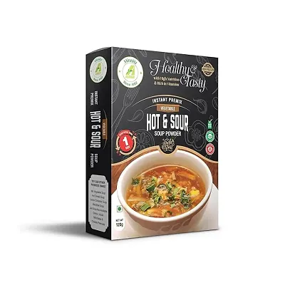 Minnitz Minnitz All Fresh and Delicious Hot and Sour Veg Soup Instant Mix 120g 12 Servings in pack of 1