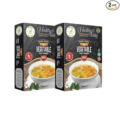 Minnitz Minnitz Fresh and Delicious Vegetable Veg Soup 240g 24 Servings in pack of 2