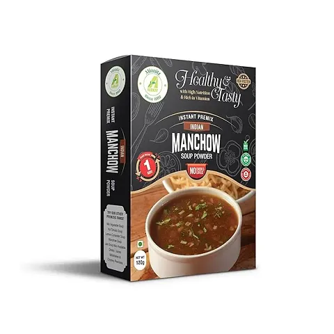 Minnitz Minnitz Fresh and Delicious Manchow Veg Soup Instant Mix 120g 12 Servings in pack of 1