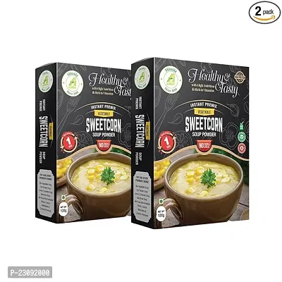 Minnitz Minnitz Fresh and Delicious Sweet corn Veg Soup Instant Mix240g 24 Servings in pack of 2-thumb0