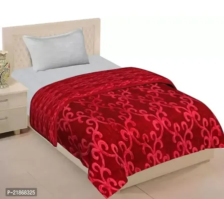 AV Creation Super Soft Plain Single Bed Mink Blanket for Winter Season (60*90 Inch)