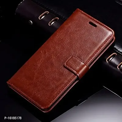REXBURG Redmi Note 6 Pro Cover Case, Inner TPU, Leather Magnetic Lock Flip Cover Case for Mi Redmi Note 6 Pro-thumb0