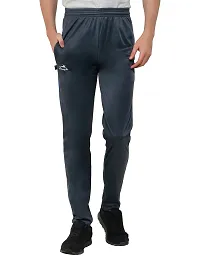 DEVOK Men's Blended Smart Fit Gym Lower/Jogger Pants/Track Pants/Pajama (Grey, Medium)-thumb2