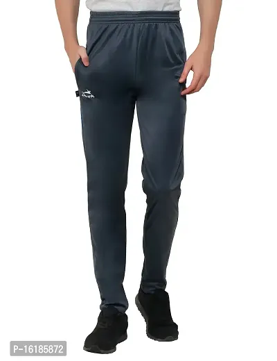 DEVOK Men's Blended Smart Fit Gym Lower/Jogger Pants/Track Pants/Pajama (Grey, Medium)-thumb3