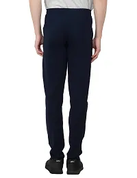DEVOK Men's Solid Stretchable Smart fit Gym Lower/Jogger Pants/Track Pants/Pajama (Blue).-thumb3
