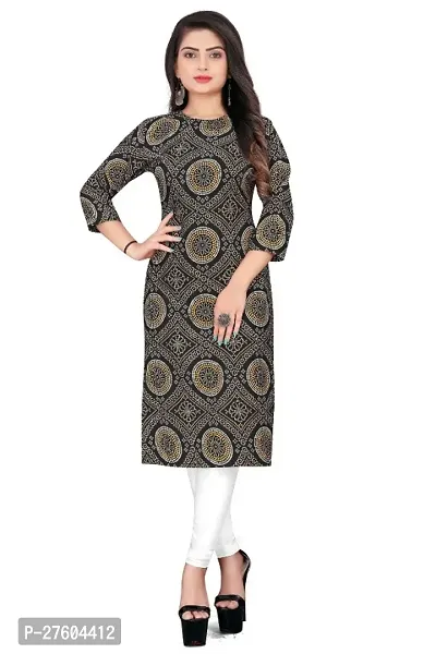 Classic American Crepe Printed Kurtis for Women-thumb0