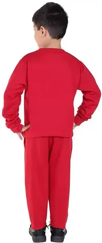 Charming Polycotton Red Track Suit For Boys-thumb3