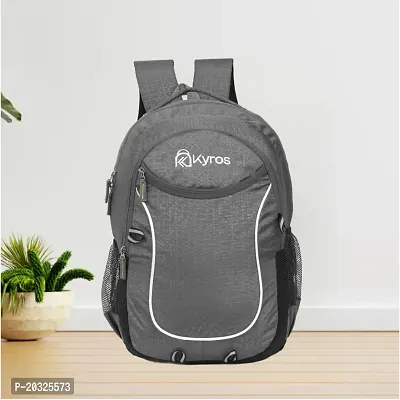 Kyros Grey Backpack for men  women College Bags School Bag Laptop Backpack-thumb0