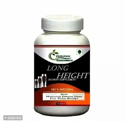 Long Height Ayurvedice Natural Diet Womens Mens 60 Capsules