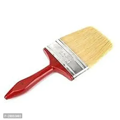 Natural Hog Hair Flat Bristles Paint Brush  for Oil and Acrylic Painting-thumb0