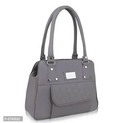 Gorgeous Grey Stylish Handbag For Women-thumb0