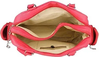 Classic PU Solid Handbags for Women-thumb1