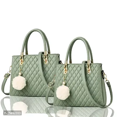 Combo Of 2 Solid PU Handbags