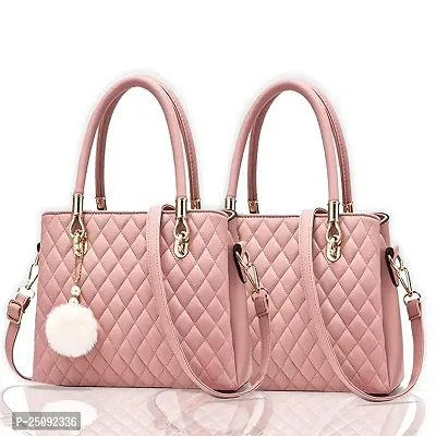 Combo Of 2 Solid PU Handbags