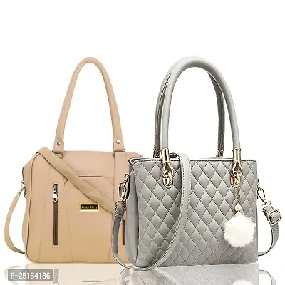 Combo Of 2 Stylish PU Handbags For Women