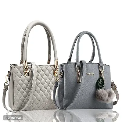 Exclusive Combo Of 2 Trendy PU Handbags For Women