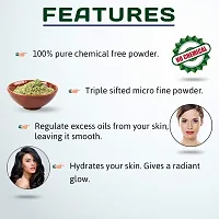 HerbsLand Premium Natural Chinni Mitti (Kaolin Clay) Powder And Lemon Peel Powder For Face  Skin Care (100gm Each)-thumb3