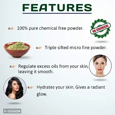 HerbsLand Premium Natural Chinni Mitti (Kaolin Clay) Powder And Lemon Peel Powder For Face  Skin Care (100gm Each)-thumb4