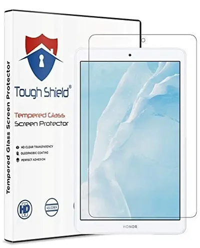 TOUGH SHIELD? 0.3 mm Flexible 9H Gorilla Glass Scratch Shock Proof Tempered Glass Screen Protector Shield for Honor Pad 5 8.0 (8 Inch Screen Size) (JDN2-AL00HN) (Pack of 1)