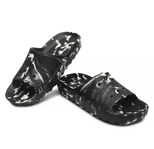 Stylish EVA Self Design Sliders For Men