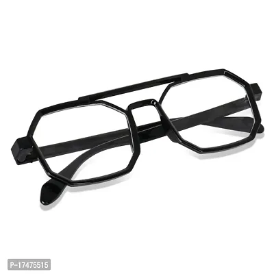 UV Protected Hexagonal Full Rim Metal Frame Vintage Polarized Sunglasses for Men and Women-thumb3