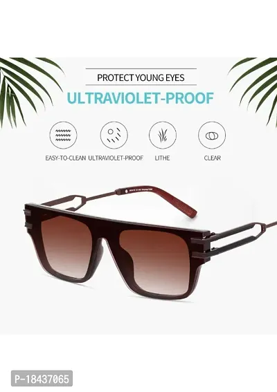 Full Rim UV Protection Aviator Sunglasses For Men   Women Latest Stylish-thumb0