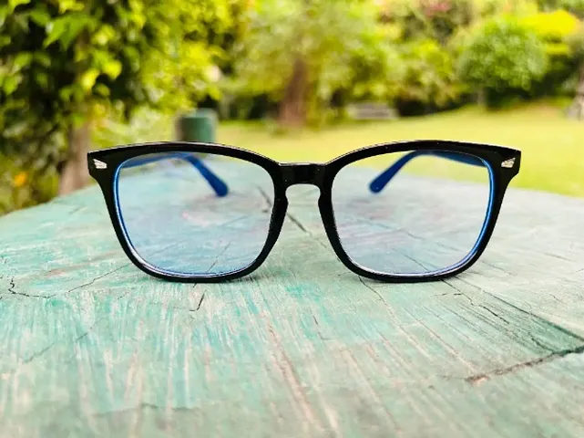(New) Blueray Block Uv Protected Bluecut Computer Glasses In Rectangle  Frame (Medium Size) Men  Women
