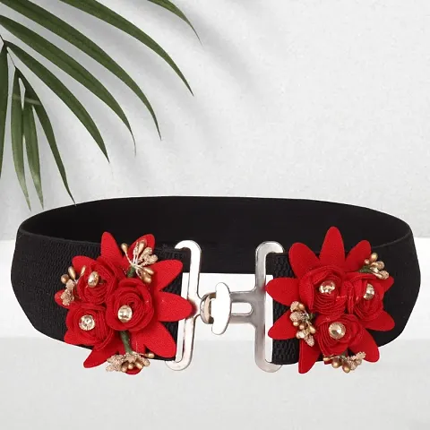 Designer Floral Belts For Women