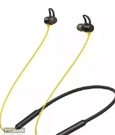 Wireless Bluetooth In Ear Neckband Headphone with Mic Black-thumb0