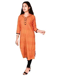 Anu Creations Women's Cotton Ikat Kurti for Women Knee Length, Traditional Festive  Casual Kurta for Women | ZEKUIK022 042-thumb1